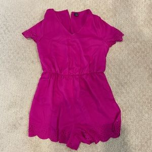 NWOT- Size medium fuchsia romper from Shein never worn